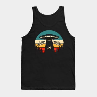 Retro Ufos Abduction Tank Top